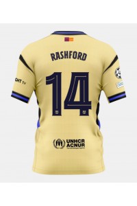 Barcelona Marcus Rashford #14 Voetbaltruitje Uit tenue 2025-26 Korte Mouw